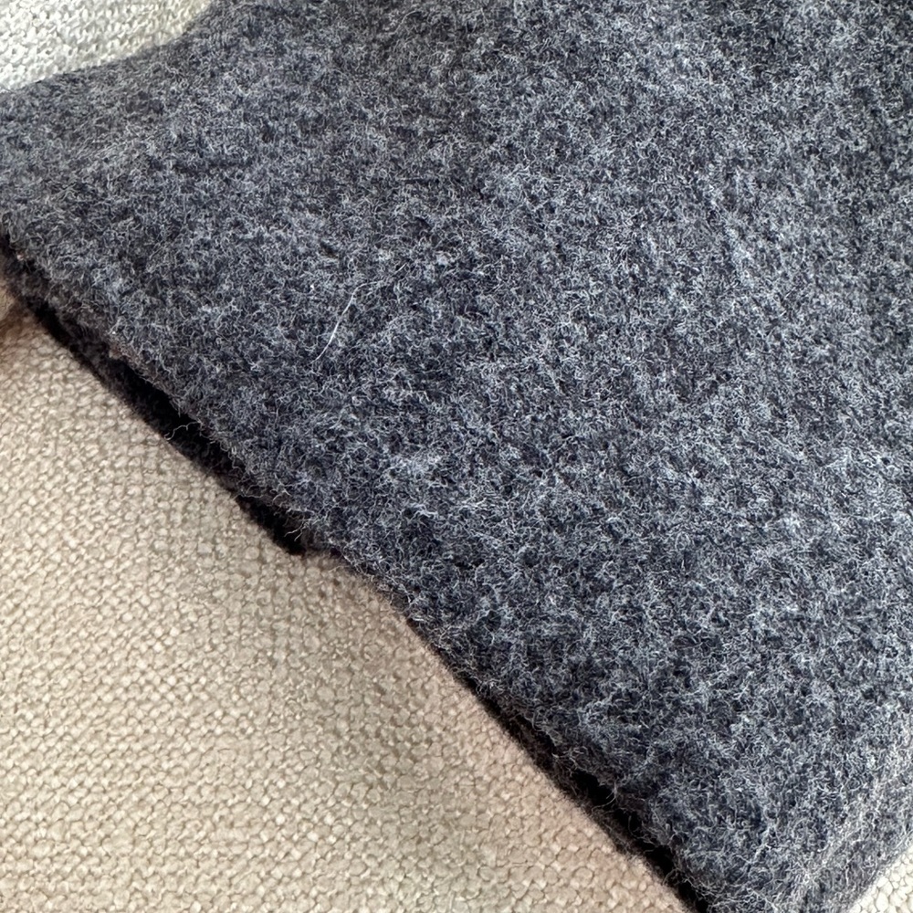 Uniqlo Wool Blend A-Line Skirt Sz S Grey Elasticized Waist - Picture 9 of 9